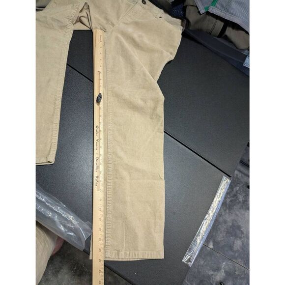 St Johns Bay Corduroy Jeans Brown Straight Leg Women's  12P - Picture 8 of 8